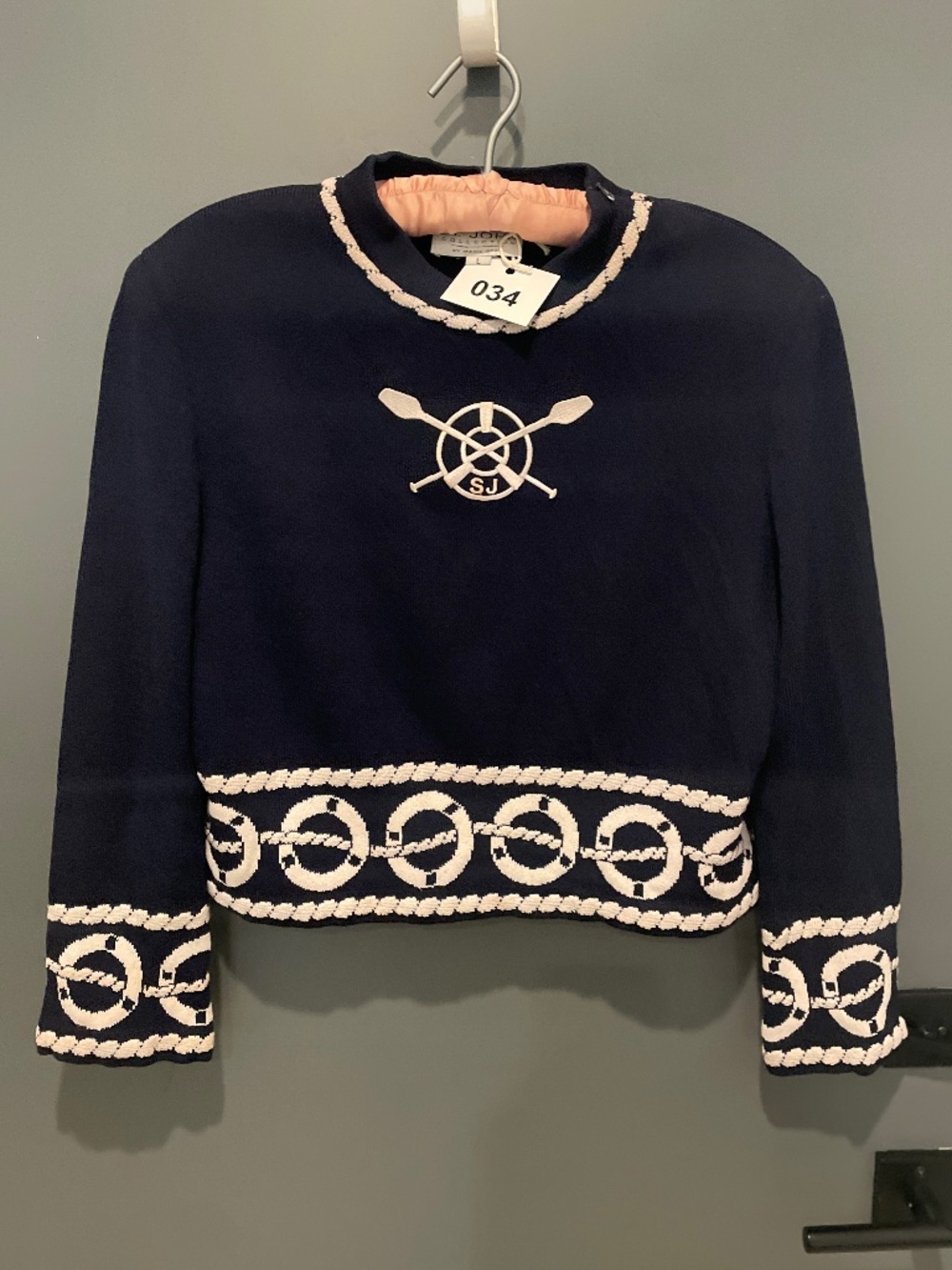 Vintage St John Collection by Marie Gray Nautical Sweater